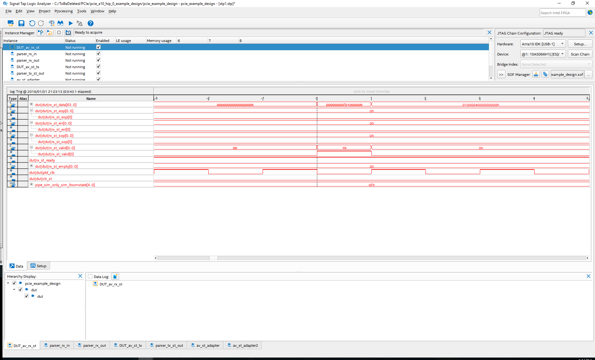 PCIe design example for Arria10 SX | Altera Community - 63663