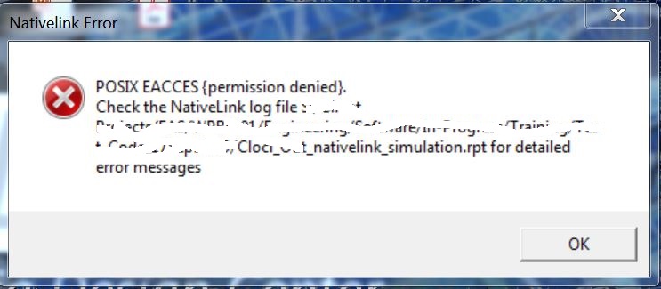 I facing error while simple VHDL code is simulation is done. | Altera ...