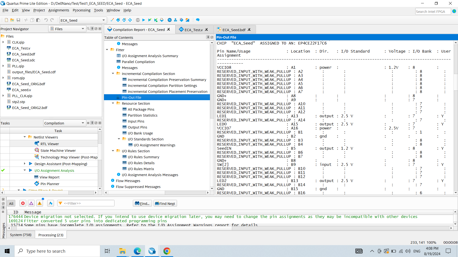Changing VCCIO voltages in DE0-Nano board | Altera Community - 132761