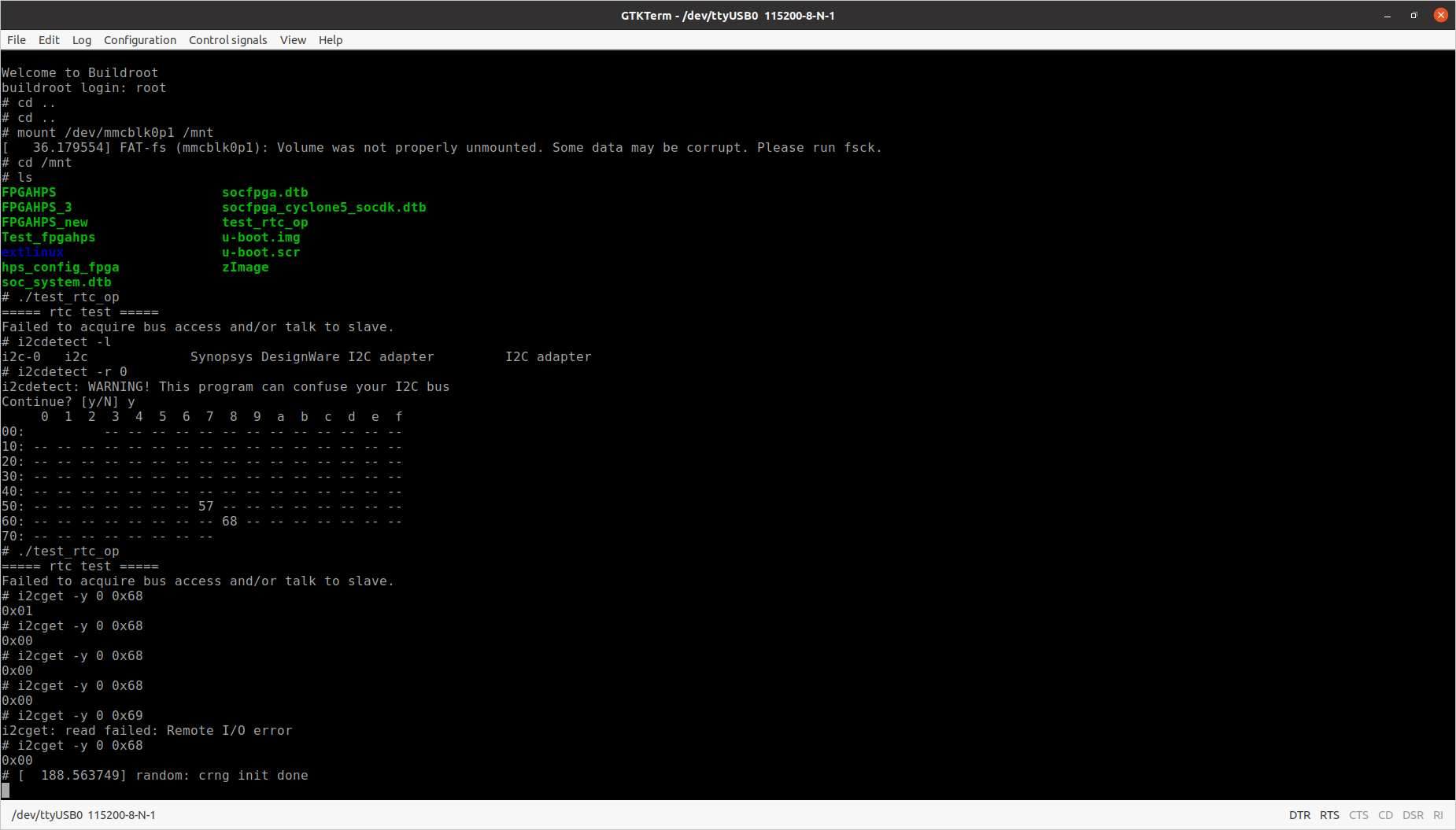 Likea Rtc interfacing RTC module to hps driven i2c pins | Altera Community - 20095