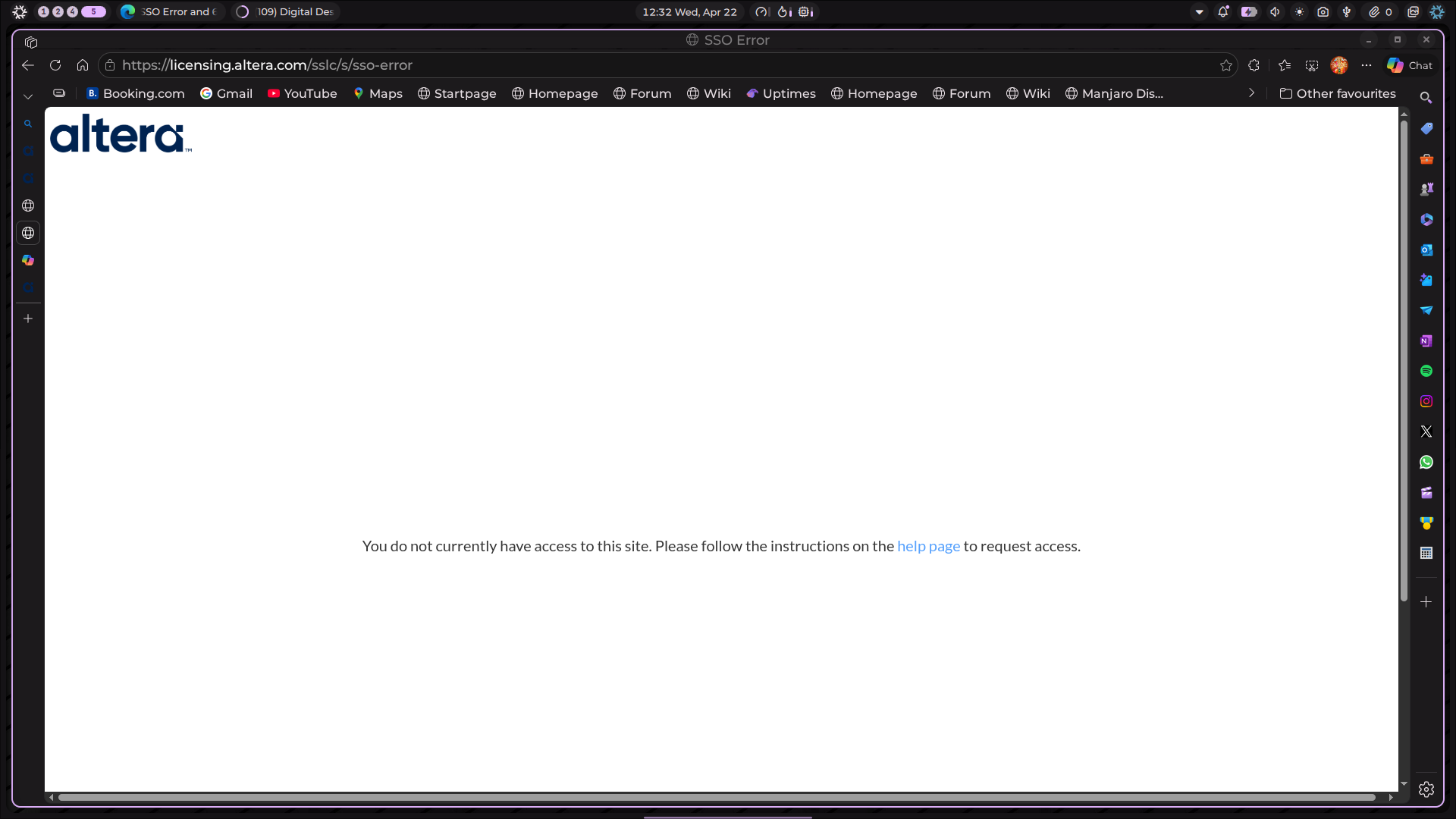 Cannot access SSLC portal for Questa License | Altera Community - 352580