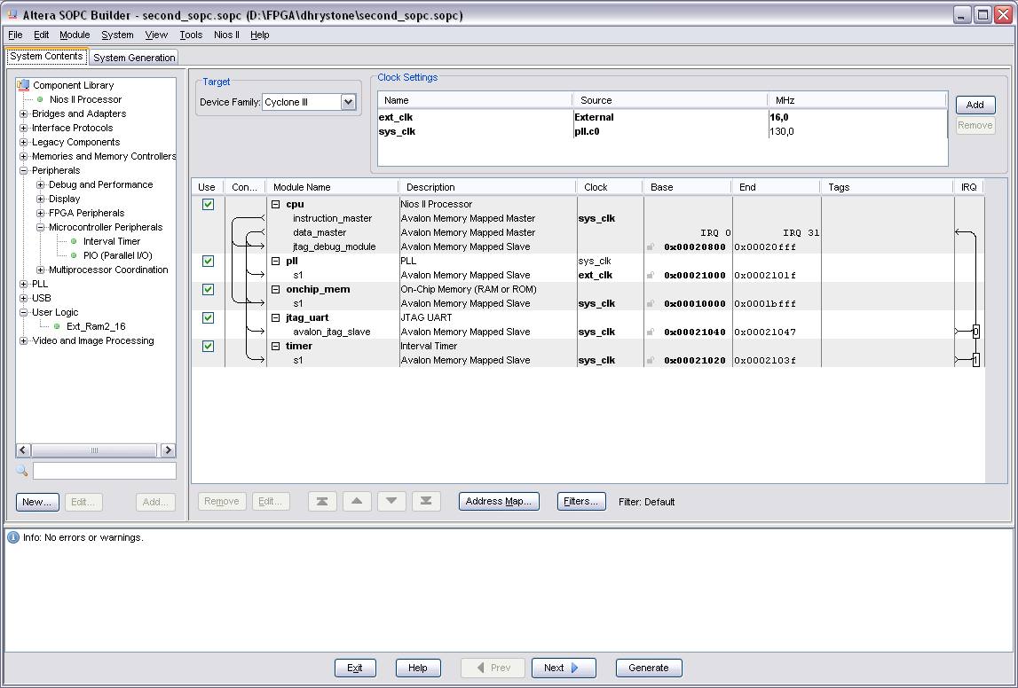 Benchmark - how to raise clock frequency? | Altera Community - 77750