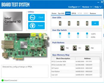 Cyclone Gui Source code of GUI for Cyclone 10 GX Board BTS (Build Test System ...