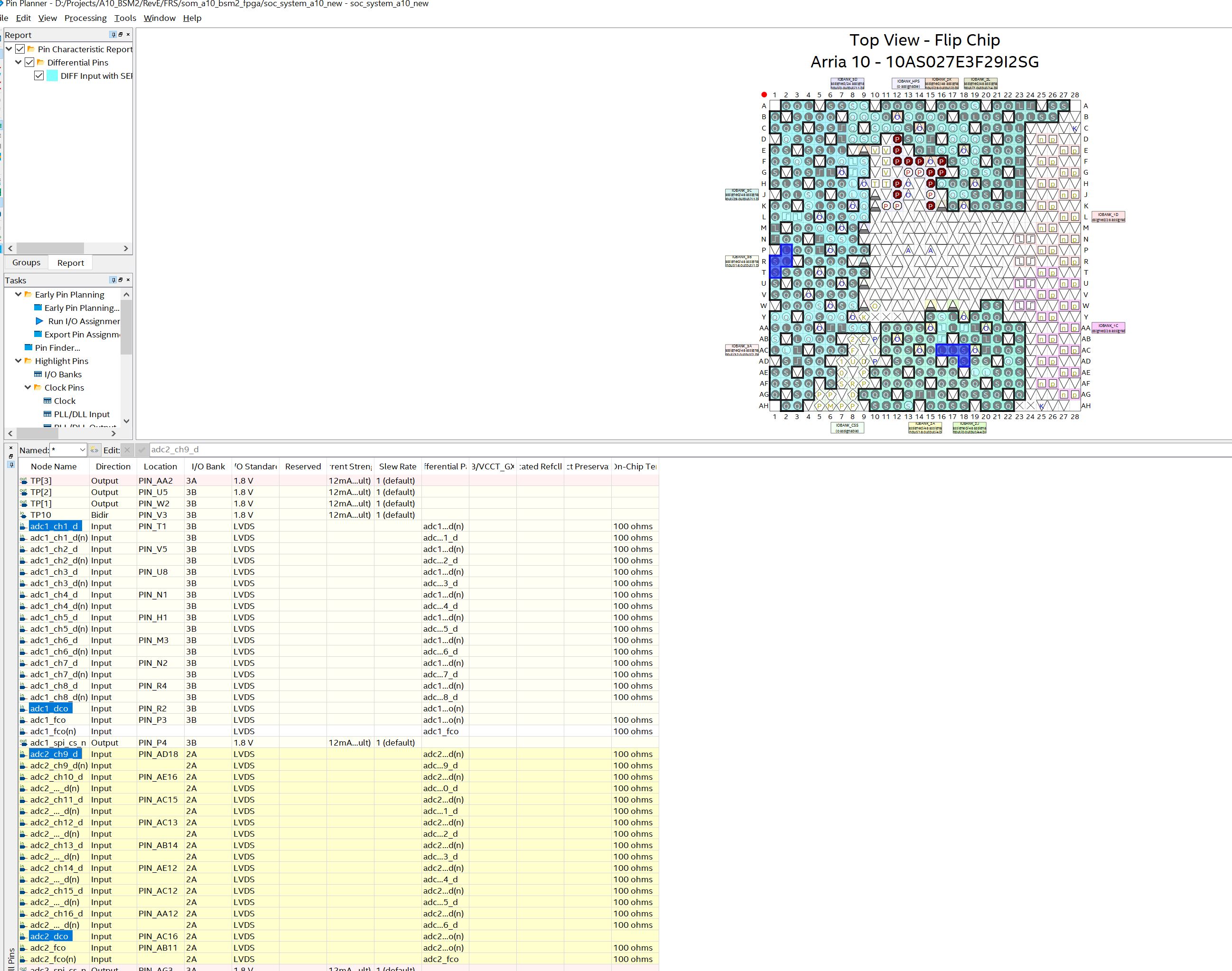 LVDS SERDES Routing problems | Altera Community - 311879
