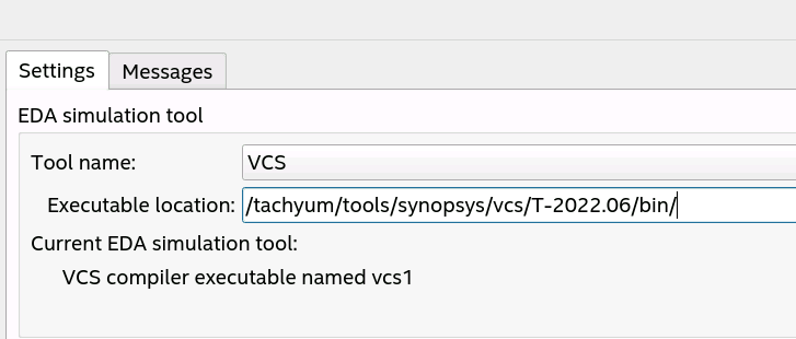 Quartus generated simulation script looks for VCS1 when VCS1 is not in ...