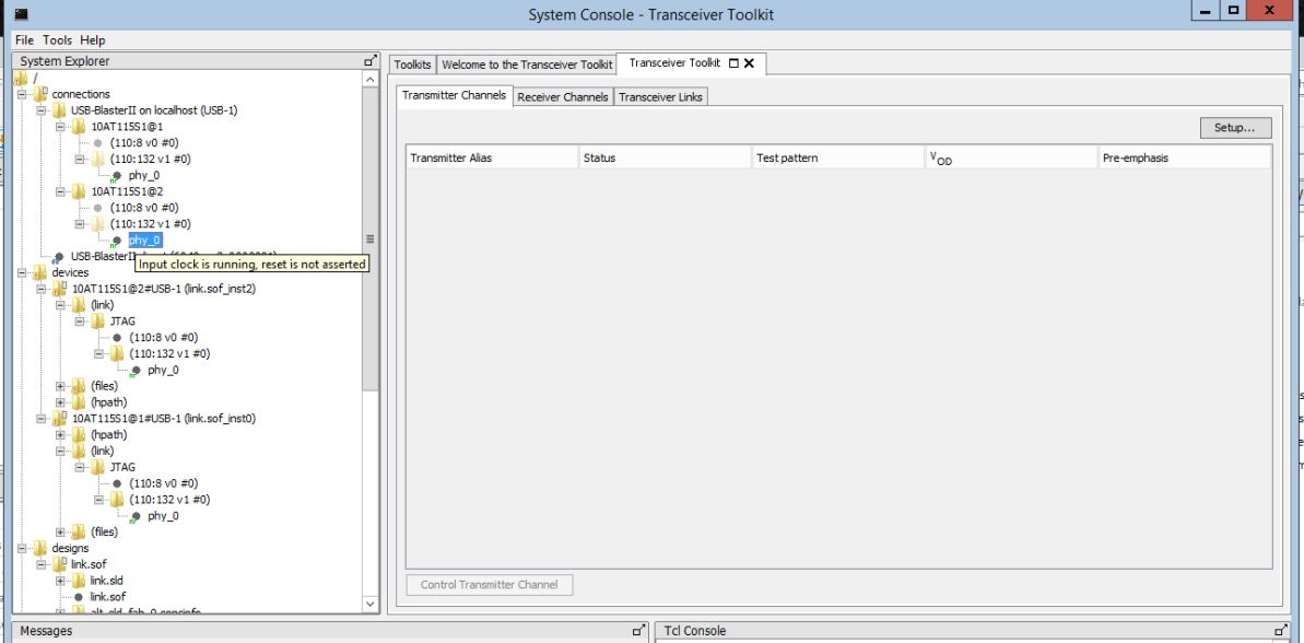 Why transceiver links are not detected in Transceiver Toolkit? | Altera ...