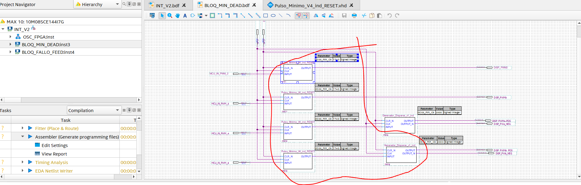 Signal tap doesnt recognise most of the entities of my bdf file ...