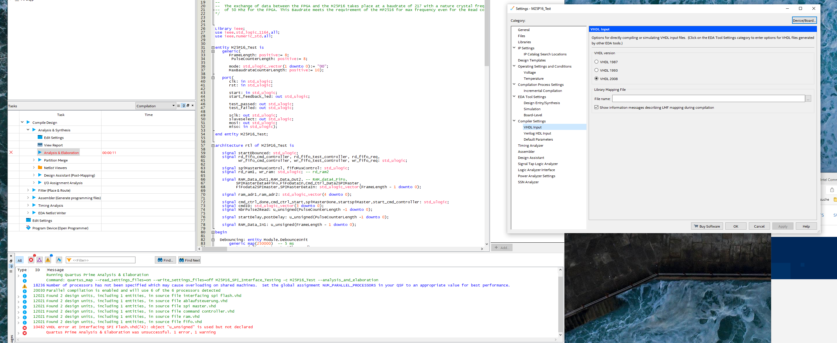 Compilation Error on Quartus 20.1 Lite | Altera Community - 334844