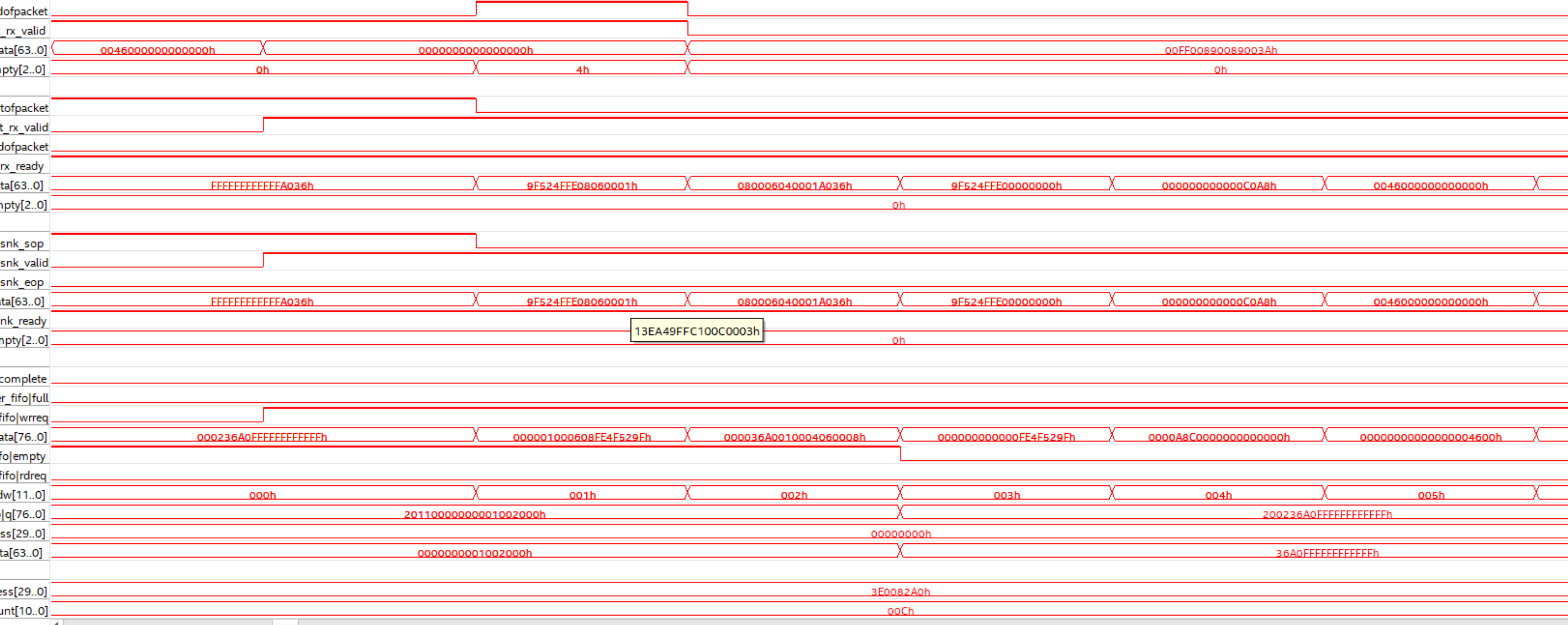 Signaltap Waveforms SignalTap hover tooltip differs from waveform value (Quartus 23.1std.1 ...