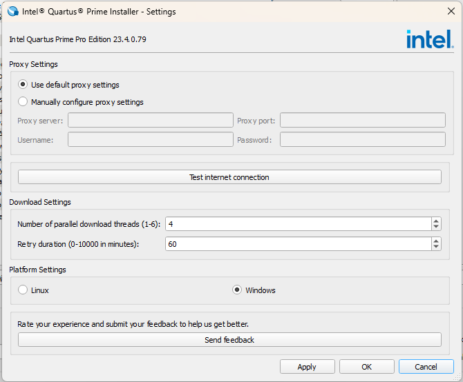 Unable to download Quartus | Altera Community - 351334