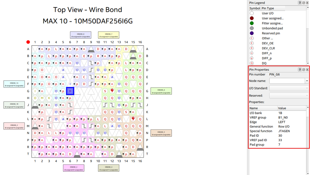 Is the IO performance information in the pinout files for the MAX®10 ...